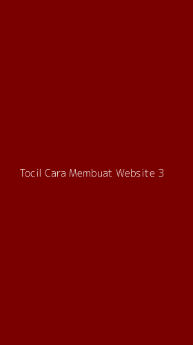 Tampilan Antarmuka Aplikasi Tocil Cara Membuat Website - 3