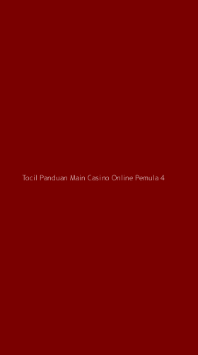 Tampilan Antarmuka Aplikasi Tocil Panduan Main Casino Online Pemula - 4