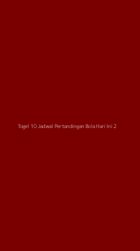 Tampilan Antarmuka Aplikasi Togel 10 Jadwal Pertandingan Bola Hari Ini - 2