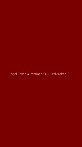 Tampilan Antarmuka Aplikasi Togel Croatia Panduan Seo Terlengkap - 3