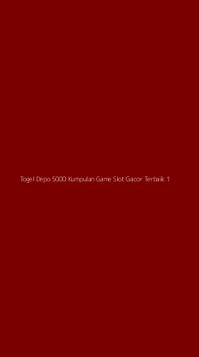 Tampilan Antarmuka Aplikasi Togel Depo 5000 Kumpulan Game Slot Gacor Terbaik - 1