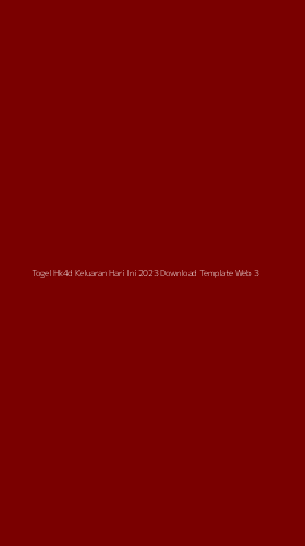 Tampilan Antarmuka Aplikasi Togel Hk4d Keluaran Hari Ini 2023 Download Template Web - 3