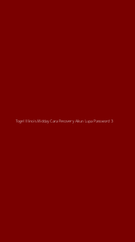 Tampilan Antarmuka Aplikasi Togel Illinois Midday Cara Recovery Akun Lupa Password - 3