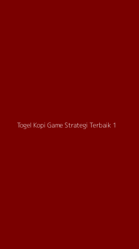 Tampilan Antarmuka Aplikasi Togel Kopi Game Strategi Terbaik - 1
