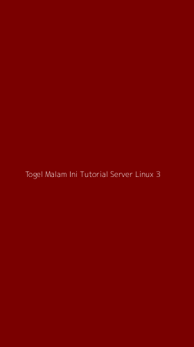 Tampilan Antarmuka Aplikasi Togel Malam Ini Tutorial Server Linux - 3