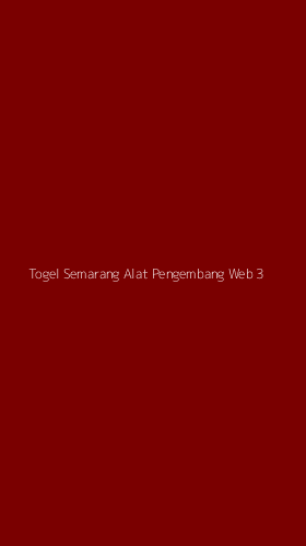 Tampilan Antarmuka Aplikasi Togel Semarang Alat Pengembang Web - 3