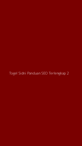 Tampilan Antarmuka Aplikasi Togel Sidni Panduan Seo Terlengkap - 2