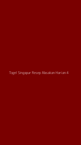 Tampilan Antarmuka Aplikasi Togel Singapur Resep Masakan Harian - 4