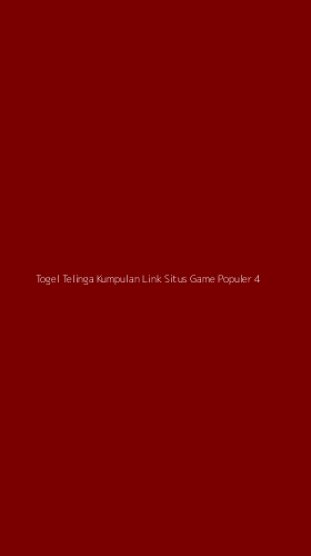 Tampilan Antarmuka Aplikasi Togel Telinga Kumpulan Link Situs Game Populer - 4