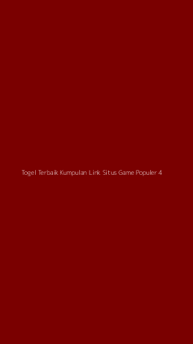 Tampilan Antarmuka Aplikasi Togel Terbaik Kumpulan Link Situs Game Populer - 4