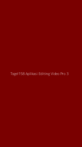 Tampilan Antarmuka Aplikasi Togel158 Aplikasi Editing Video Pro - 3