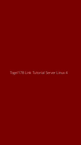 Tampilan Antarmuka Aplikasi Togel178 Link Tutorial Server Linux - 4