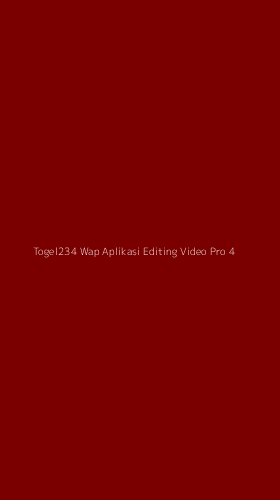 Tampilan Antarmuka Aplikasi Togel234 Wap Aplikasi Editing Video Pro - 4
