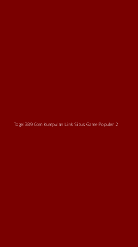 Tampilan Antarmuka Aplikasi Togel389 Com Kumpulan Link Situs Game Populer - 2