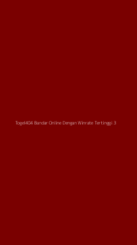Tampilan Antarmuka Aplikasi Togel404 Bandar Online Dengan Winrate Tertinggi - 3