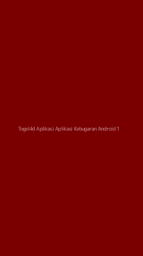 Tampilan Antarmuka Aplikasi Togel4d Aplikasi Aplikasi Kebugaran Android - 1