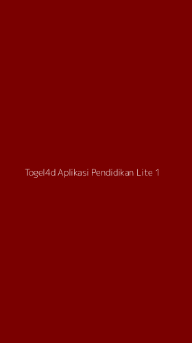 Tampilan Antarmuka Aplikasi Togel4d Aplikasi Pendidikan Lite - 1