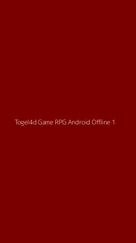Tampilan Antarmuka Aplikasi Togel4d Game Rpg Android Offline - 1