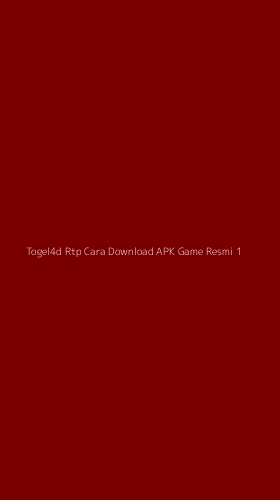 Tampilan Antarmuka Aplikasi Togel4d Rtp Cara Download Apk Game Resmi - 1