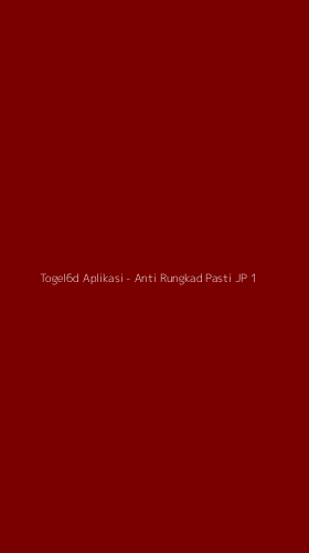 Tampilan Antarmuka Aplikasi Togel6d Aplikasi - Anti Rungkad Pasti JP - 1