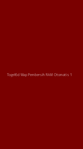 Tampilan Antarmuka Aplikasi Togel6d Wap Pembersih Ram Otomatis - 1
