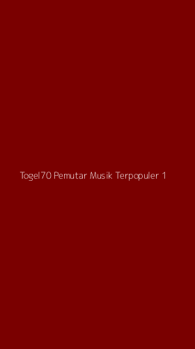 Tampilan Antarmuka Aplikasi Togel70 Pemutar Musik Terpopuler - 1