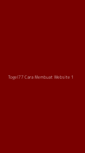 Tampilan Antarmuka Aplikasi Togel77 Cara Membuat Website - 1