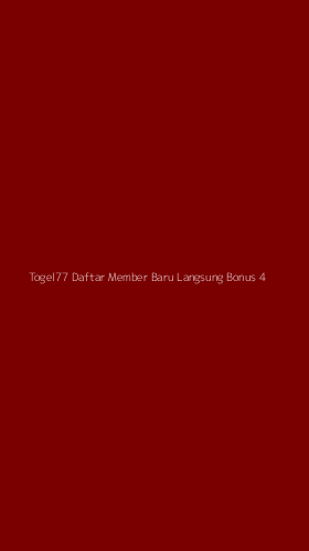 Tampilan Antarmuka Aplikasi Togel77 Daftar Member Baru Langsung Bonus - 4