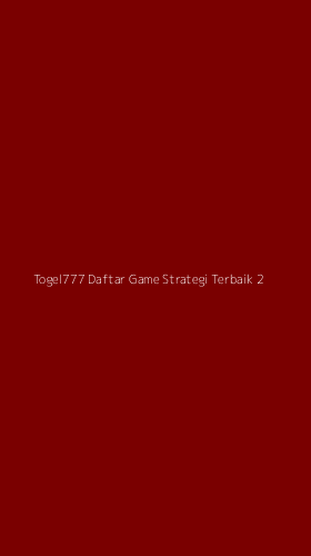 Tampilan Antarmuka Aplikasi Togel777 Daftar Game Strategi Terbaik - 2