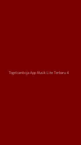 Tampilan Antarmuka Aplikasi Togelcamboja App Musik Lite Terbaru - 4