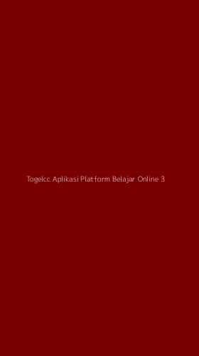 Tampilan Antarmuka Aplikasi Togelcc Aplikasi Platform Belajar Online - 3