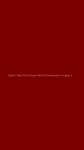 Tampilan Antarmuka Aplikasi Togelcc Wap Situs Dengan Metode Pembayaran Lengkap - 4