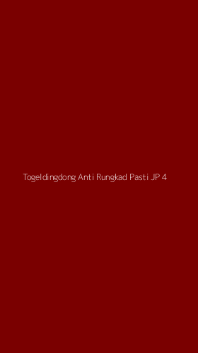 Tampilan Antarmuka Aplikasi Togeldingdong Anti Rungkad Pasti Jp - 4