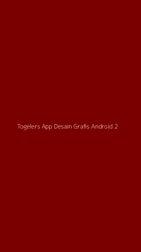 Tampilan Antarmuka Aplikasi Togelers App Desain Grafis Android - 2