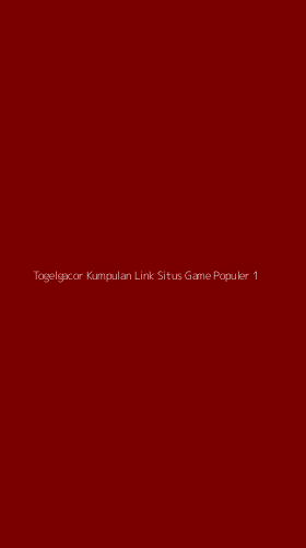 Tampilan Antarmuka Aplikasi Togelgacor Kumpulan Link Situs Game Populer - 1