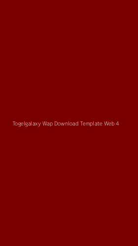Tampilan Antarmuka Aplikasi Togelgalaxy Wap Download Template Web - 4
