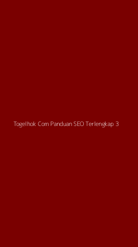 Tampilan Antarmuka Aplikasi Togelhok Com Panduan Seo Terlengkap - 3
