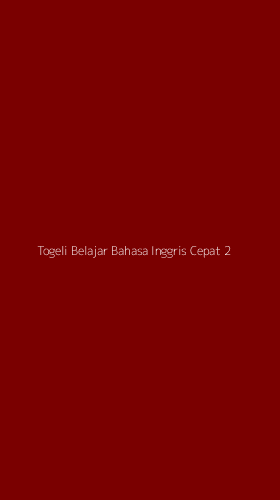 Tampilan Antarmuka Aplikasi Togeli Belajar Bahasa Inggris Cepat - 2