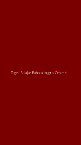 Tampilan Antarmuka Aplikasi Togeli Belajar Bahasa Inggris Cepat - 4