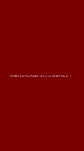 Tampilan Antarmuka Aplikasi Togelidn Login Kumpulan Link Situs Game Populer - 1
