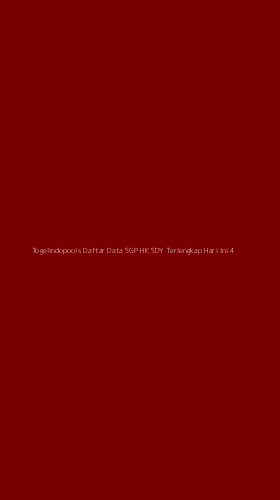 Tampilan Antarmuka Aplikasi Togelindopools Daftar Data Sgp Hk Sdy Terlengkap Hari Ini - 4