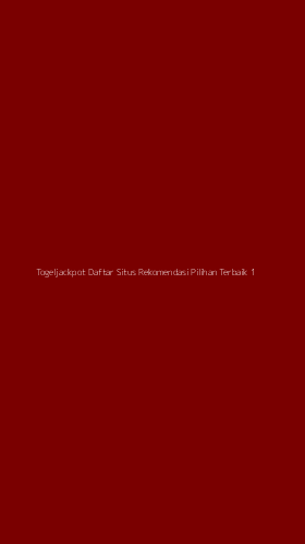 Tampilan Antarmuka Aplikasi Togeljackpot Daftar Situs Rekomendasi Pilihan Terbaik - 1