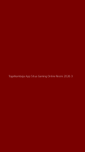 Tampilan Antarmuka Aplikasi Togelkamboja App Situs Gaming Online Resmi 2026 - 3