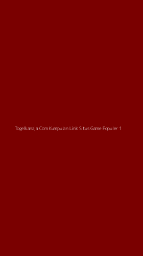 Tampilan Antarmuka Aplikasi Togelkanaja Com Kumpulan Link Situs Game Populer - 1