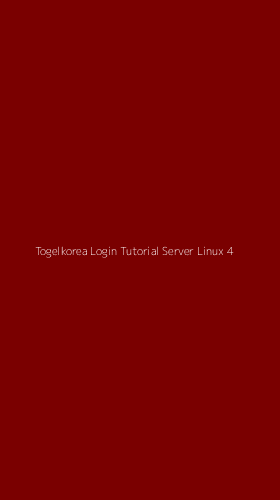 Tampilan Antarmuka Aplikasi Togelkorea Login Tutorial Server Linux - 4