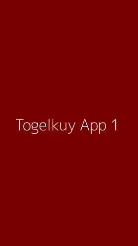 Tampilan Antarmuka Aplikasi Togelkuy App - 1