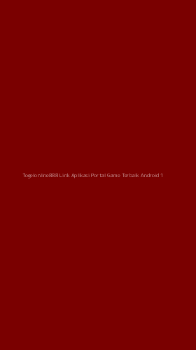 Tampilan Antarmuka Aplikasi Togelonline888 Link Aplikasi Portal Game Terbaik Android - 1