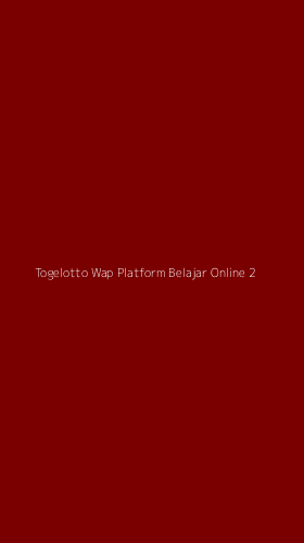 Tampilan Antarmuka Aplikasi Togelotto Wap Platform Belajar Online - 2