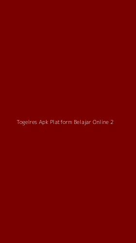 Tampilan Antarmuka Aplikasi Togelres Apk Platform Belajar Online - 2
