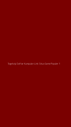 Tampilan Antarmuka Aplikasi Togelsdy Daftar Kumpulan Link Situs Game Populer - 1